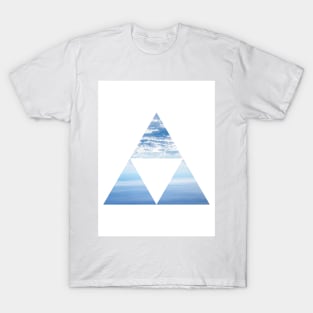 Abstract Geometric Cloud Art T-Shirt